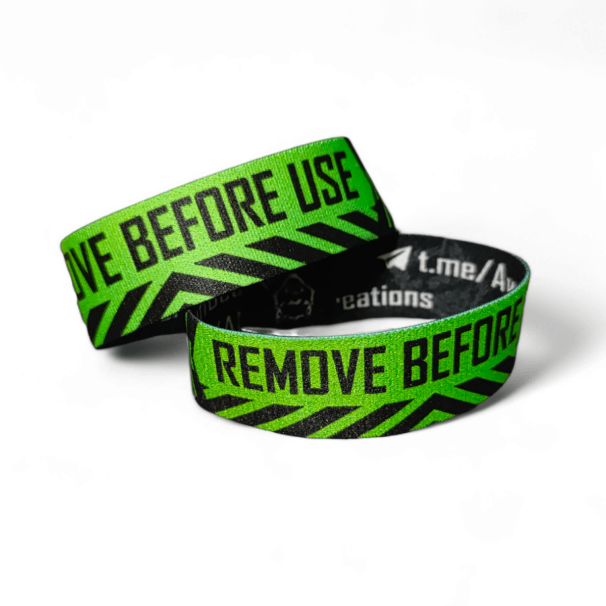 UV Reactive Wristband - Remove Before Use
