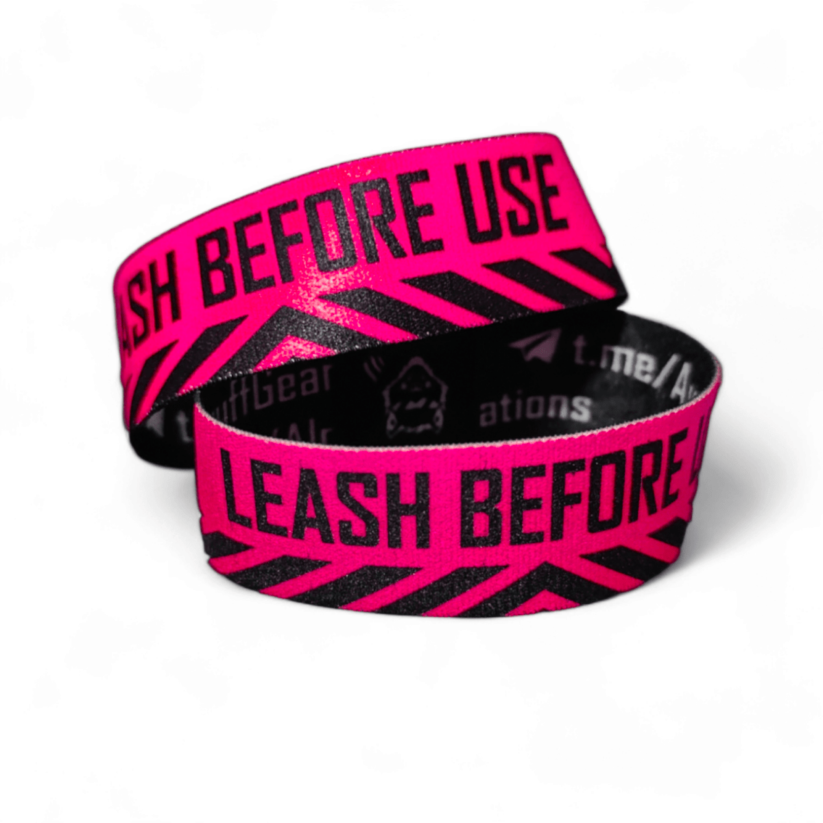 UV Reactive Wristband - Leash Before Use