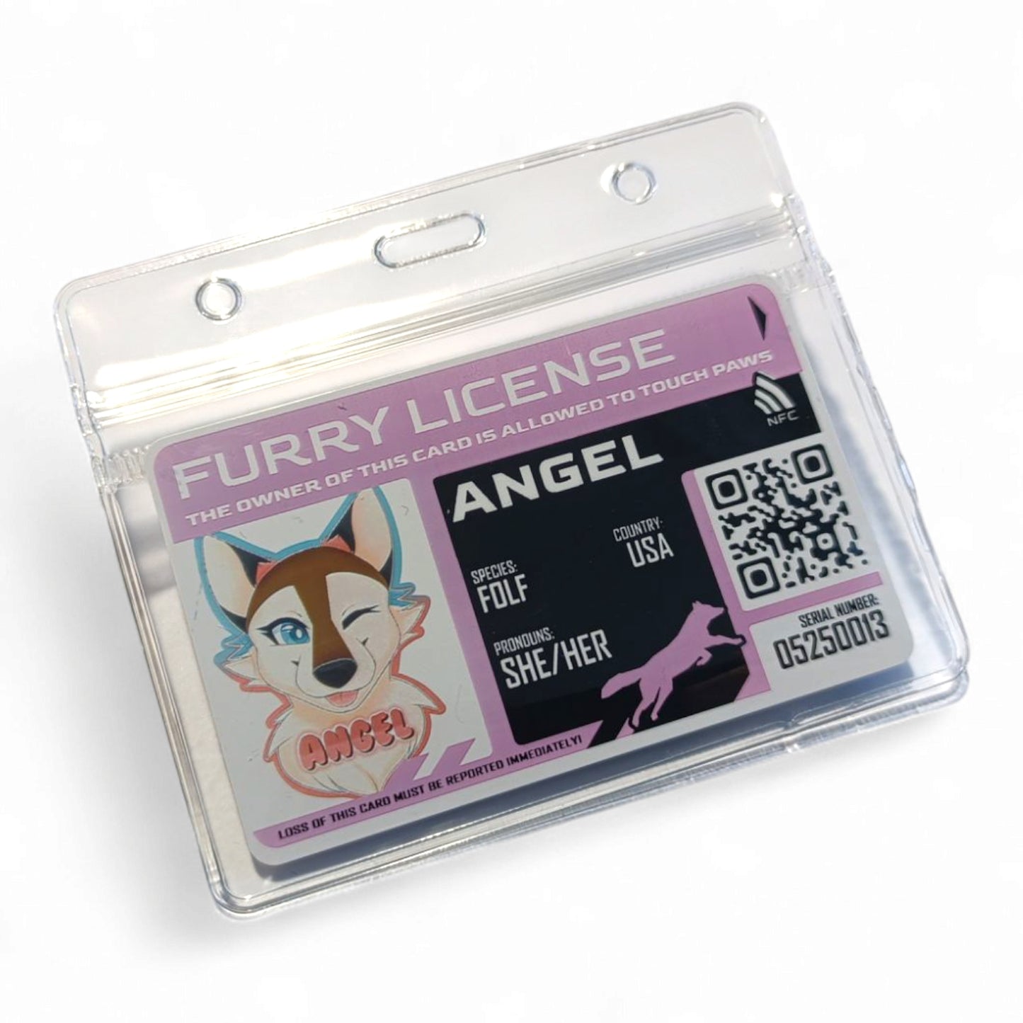 PVC Badge - Furry License [CUSTOM]