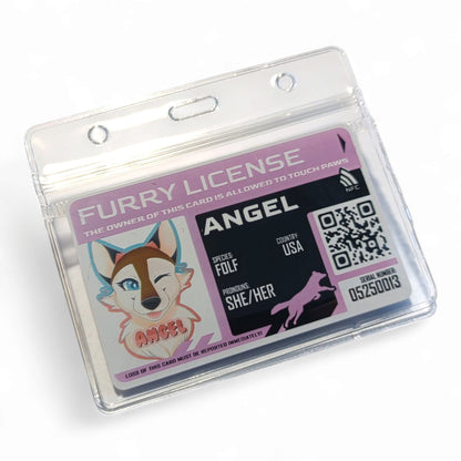 PVC Badge - Furry License [CUSTOM]
