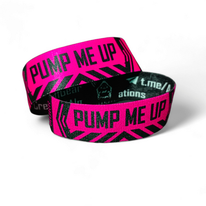 UV Reactive Wristband - Pump Me Up