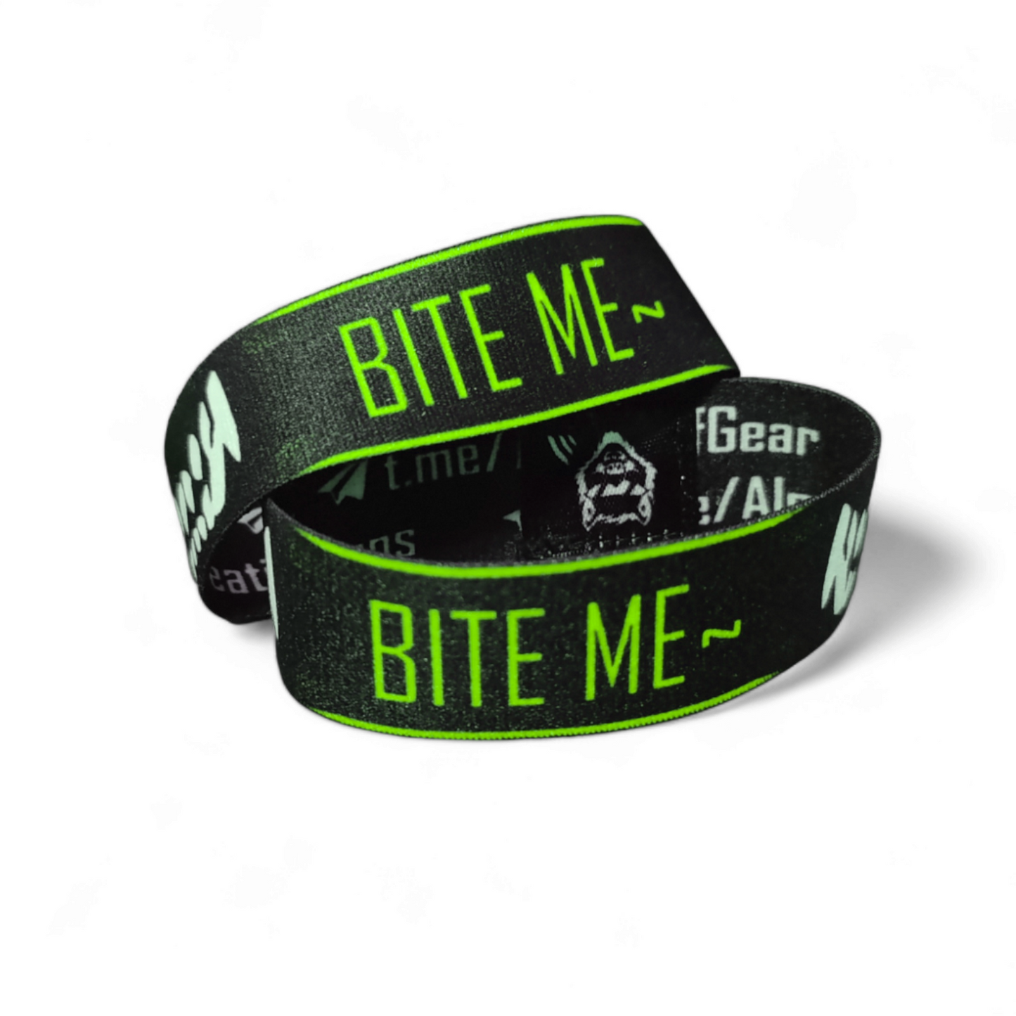 UV Reactive Wristband - Bite Me