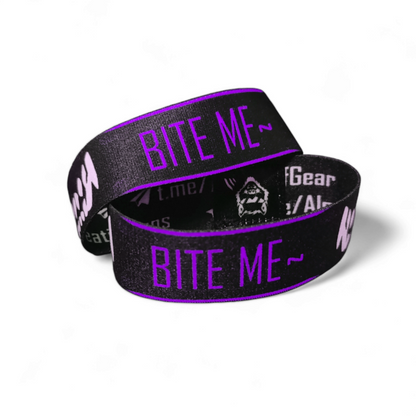 UV Reactive Wristband - Bite Me