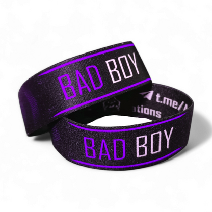 UV Reactive Wristband - Bad Boy