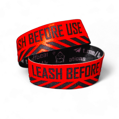 UV Reactive Wristband - Leash Before Use