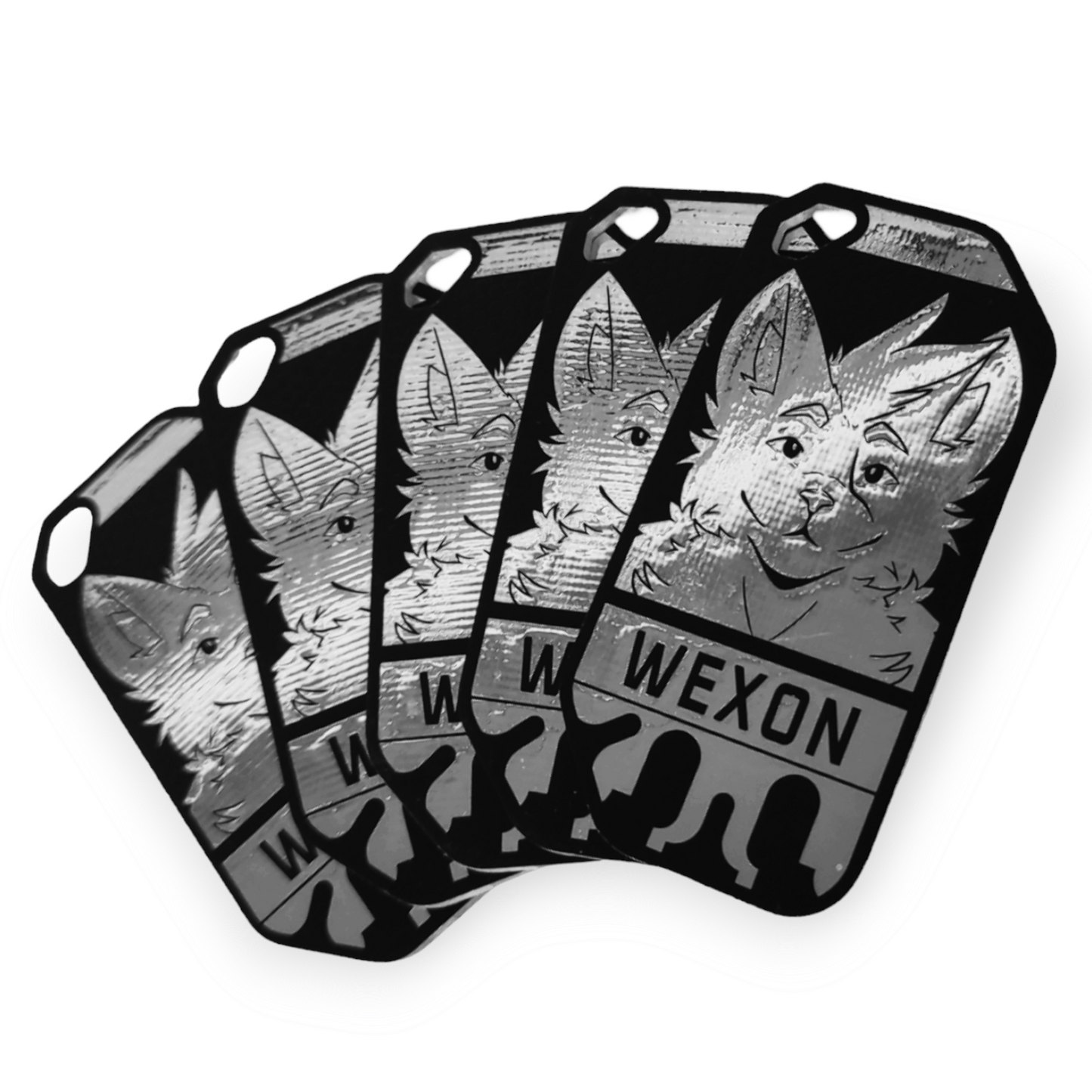 CUSTOM Chip Badge / DogTag (4-5pcs)