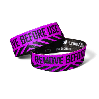 UV Reactive Wristband - Remove Before Use