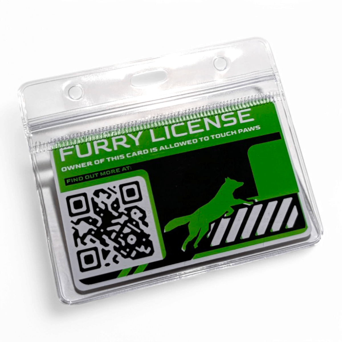 PVC Badge - Furry License [CUSTOM]