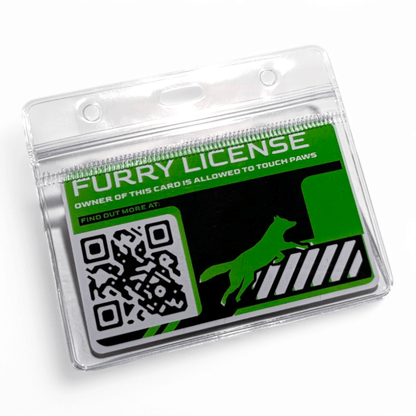 PVC Badge - Furry License [CUSTOM]