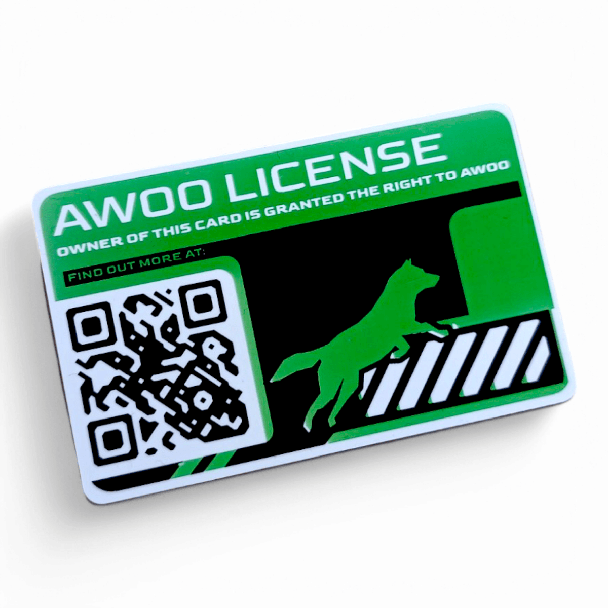 PVC Badge - Furry License [CUSTOM]