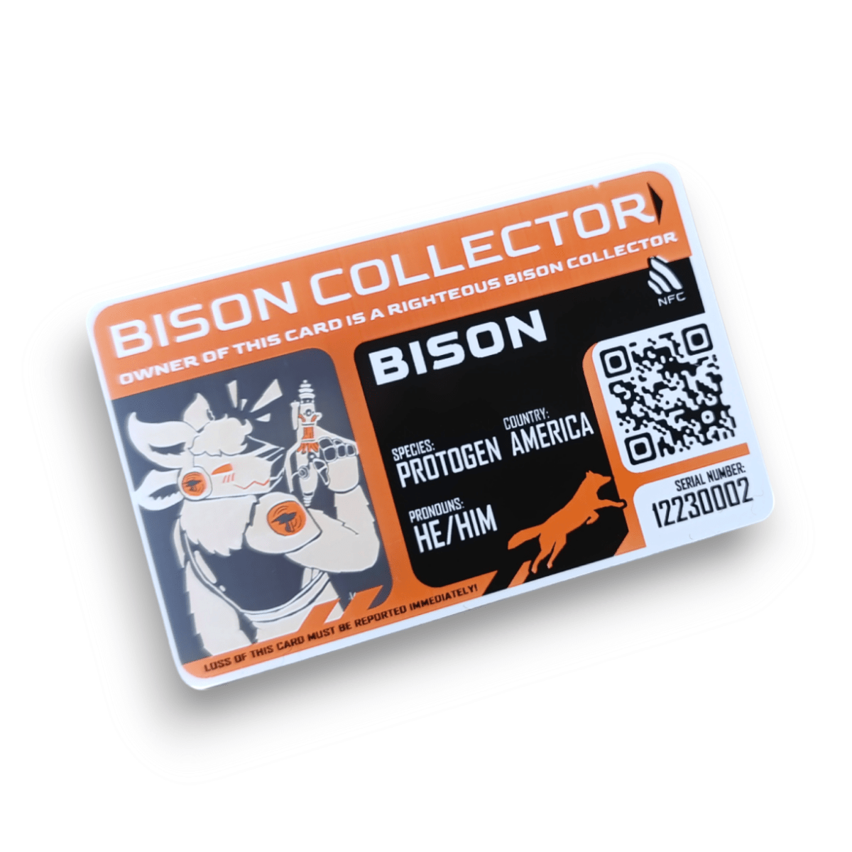 PVC Badge - Furry License [CUSTOM]
