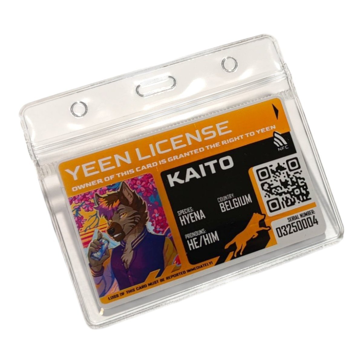 PVC Badge - Furry License [CUSTOM]