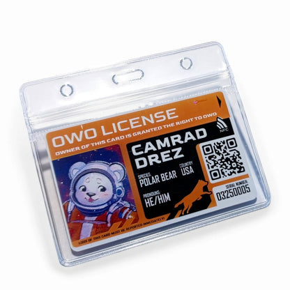 PVC Badge - Furry License [CUSTOM]