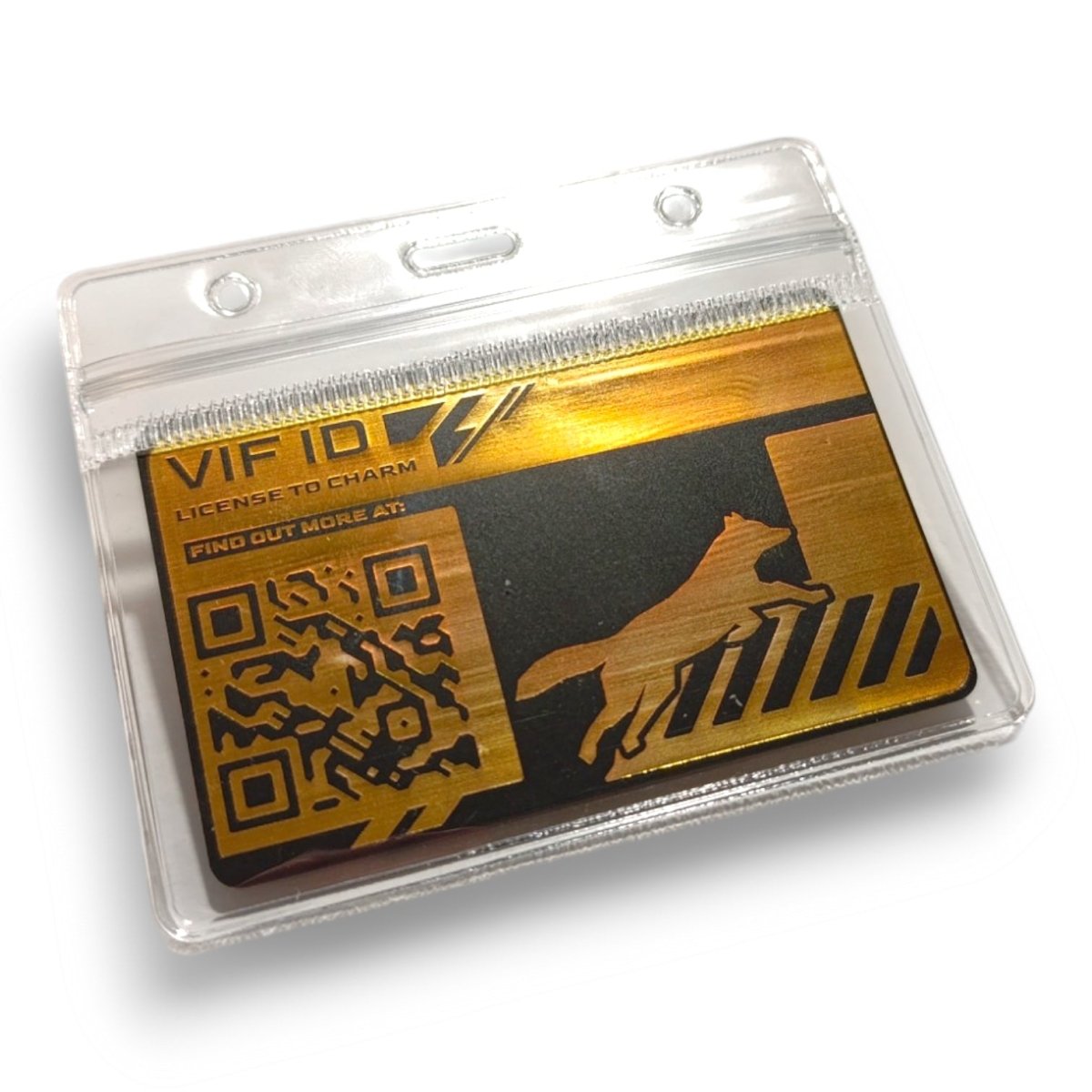 PVC Badge - Golden Furry License [CUSTOM]