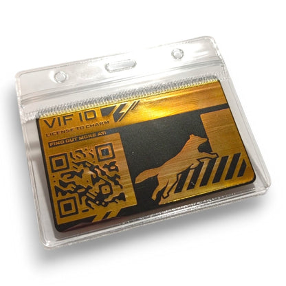 PVC Badge - Golden Furry License [CUSTOM]