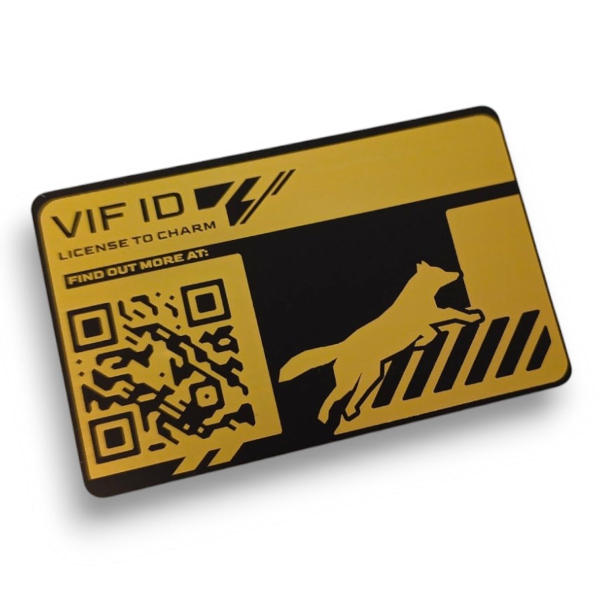 PVC Badge - Golden Furry License [CUSTOM]