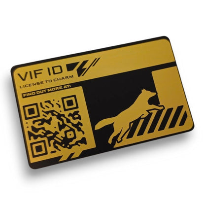 PVC Badge - Golden Furry License [CUSTOM]