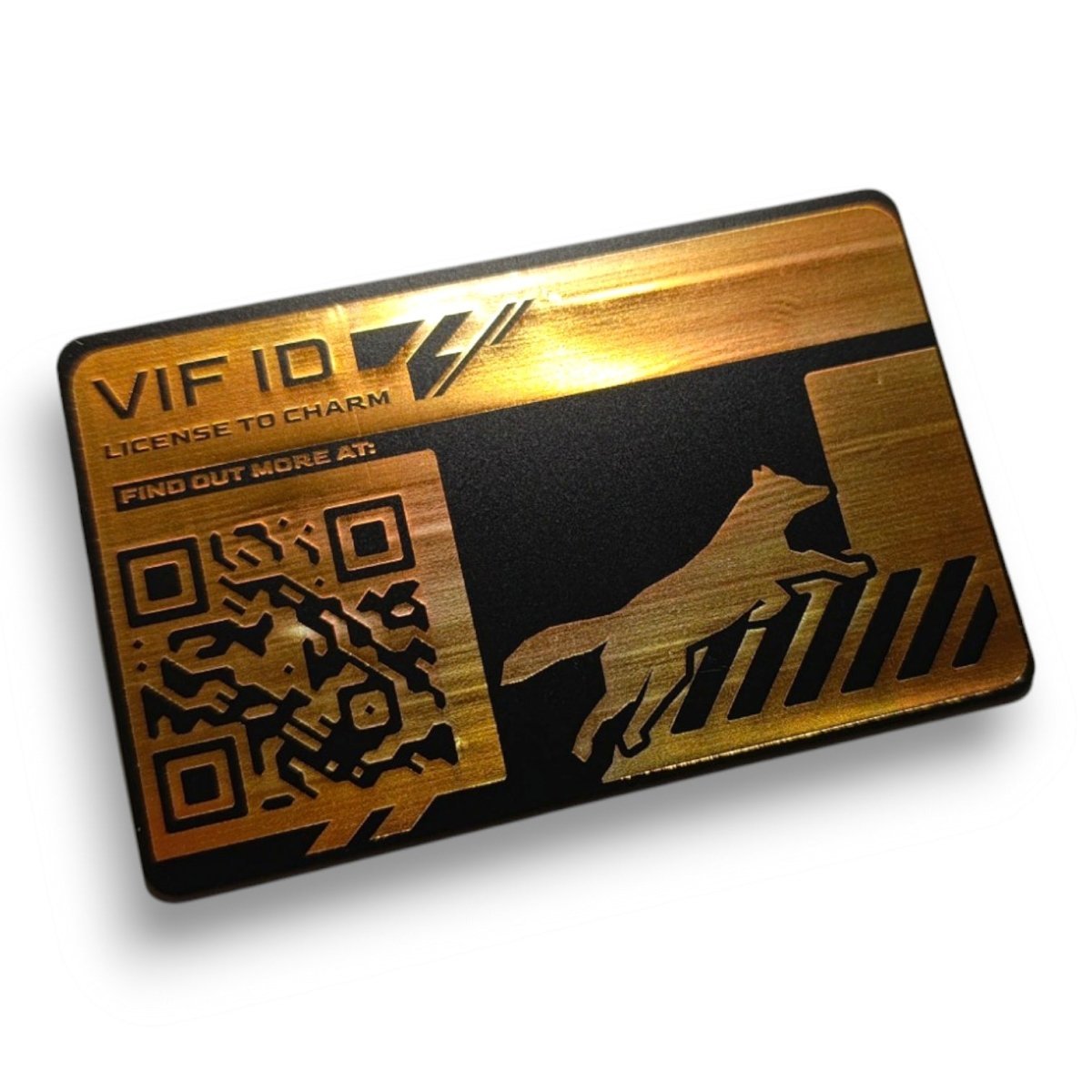 PVC Badge - Golden Furry License [CUSTOM]