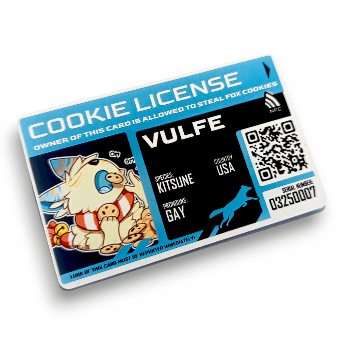 PVC Badge - Furry License [CUSTOM]