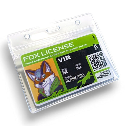 PVC Badge - Furry License [CUSTOM]