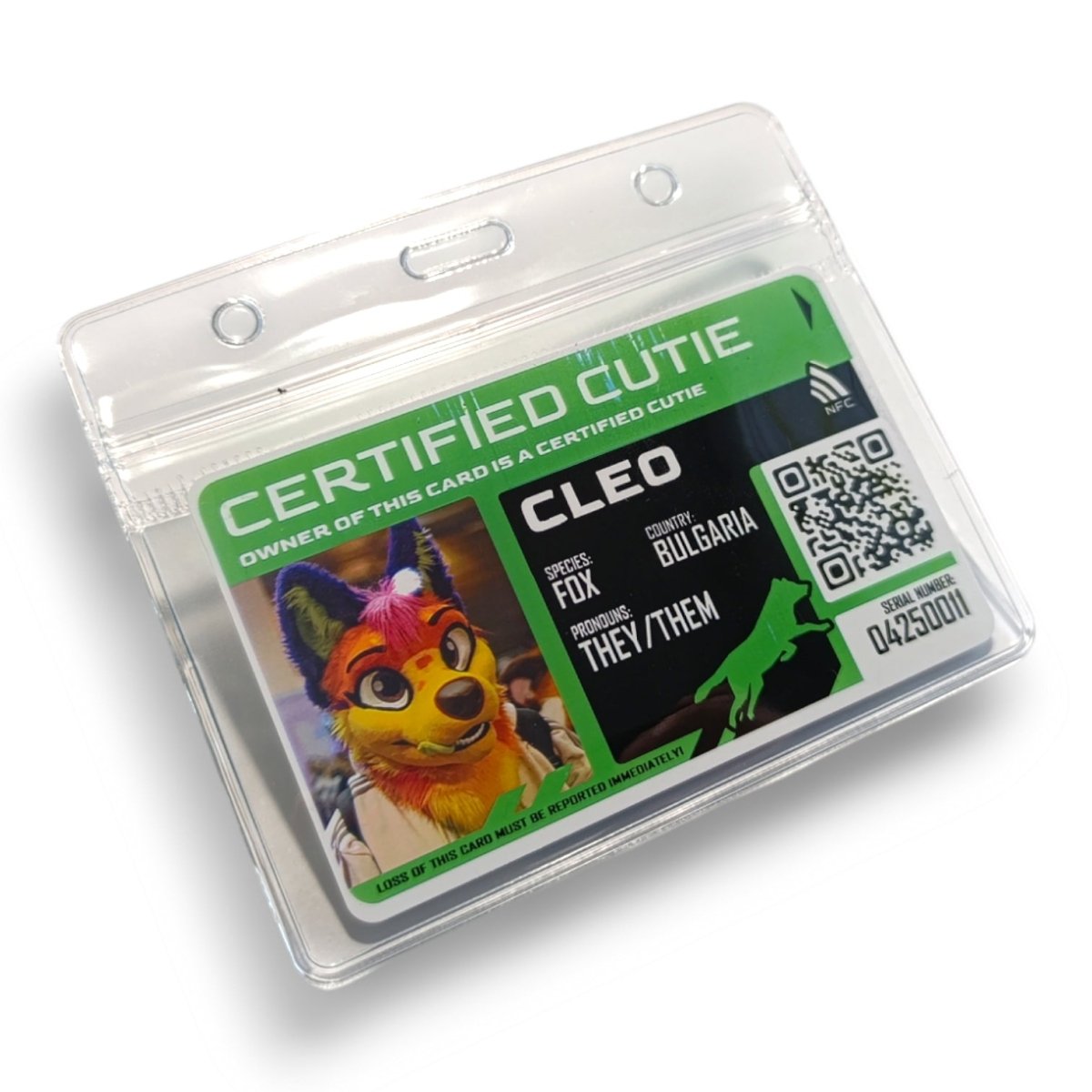 PVC Badge - Furry License [CUSTOM]