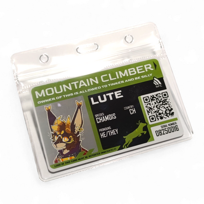 PVC Badge - Furry License [CUSTOM]