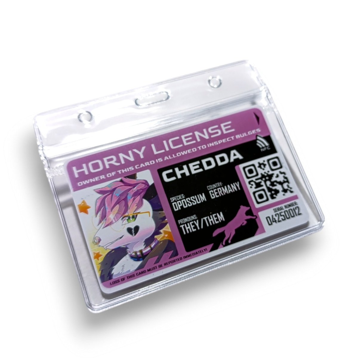 PVC Badge - Furry License [CUSTOM]