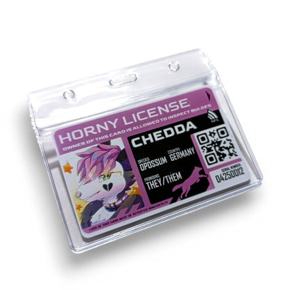 PVC Badge - Furry License [CUSTOM]