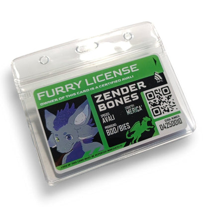 PVC Badge - Furry License [CUSTOM]