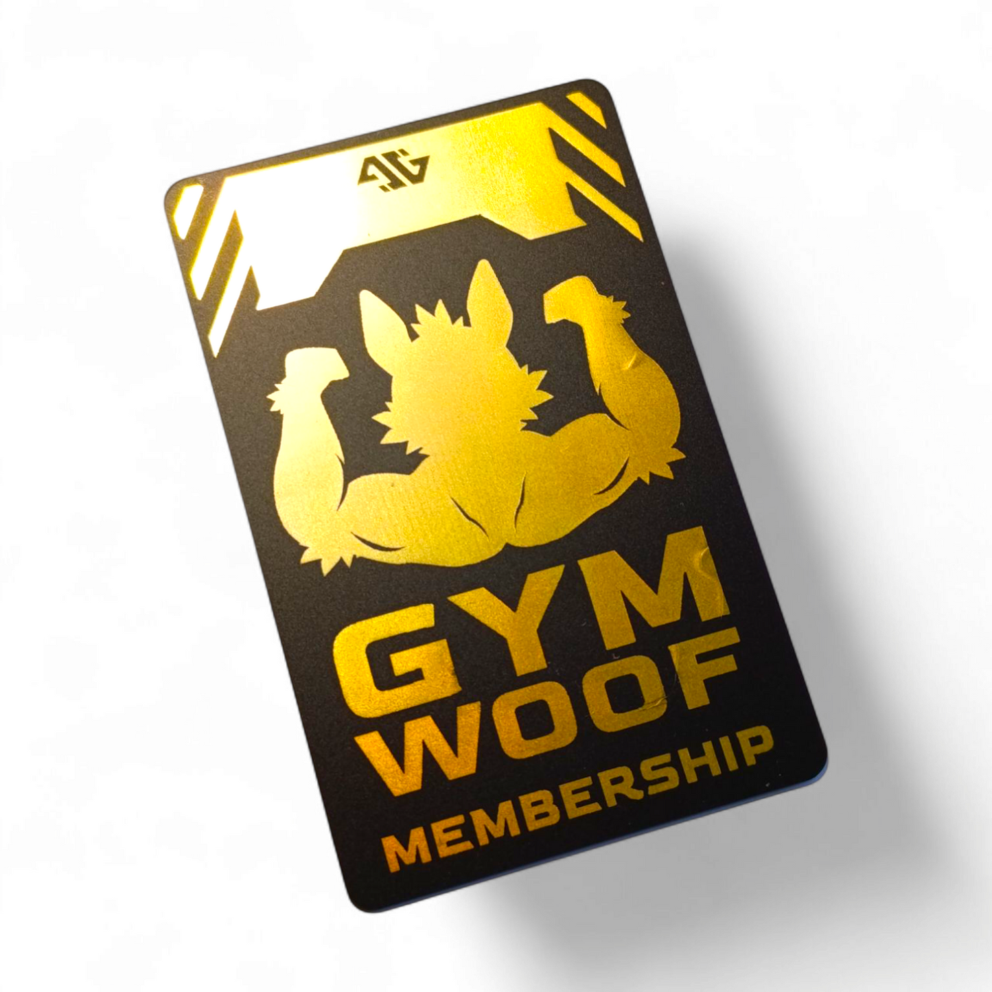 PVC Badge - Gym Woof Membership [golden]